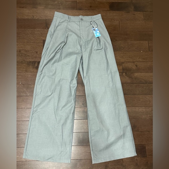 NWT Gray Cider Straight Leg/Wide Leg Trousers - Picture 3 of 5